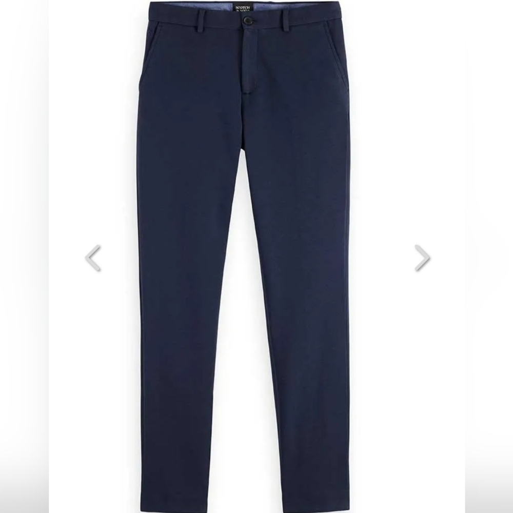 Scotch & Soda Mott Dark Navy Blue Chinos Size 29